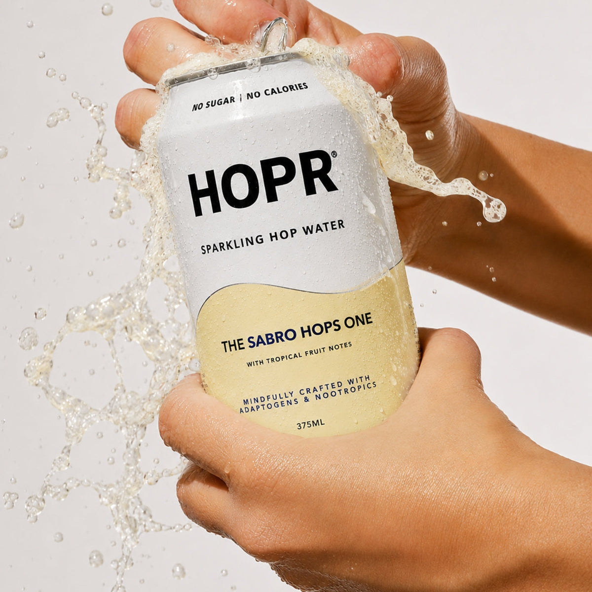 HOPR sparkling hop water range